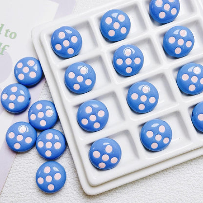 10pcs 16mm Palette Flat Acrylic Beads DIY Craft Jewelry Making 8