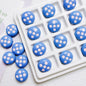 10pcs 16mm Palette Flat Acrylic Beads DIY Craft Jewelry Making 8