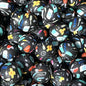 50pcs 15mm Mask Medical Print Silicone Beads
