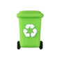 Silicone 3D Focal Beads Sanitation Series Recycling Bin and Cap Designs 18