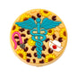20pcs Silicone Focal Beads Blue Wings Front Facing