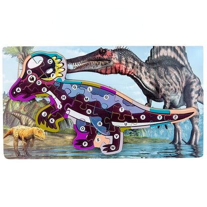 Wooden Dinosaur 3D Puzzle Educational Toy for Kids 10