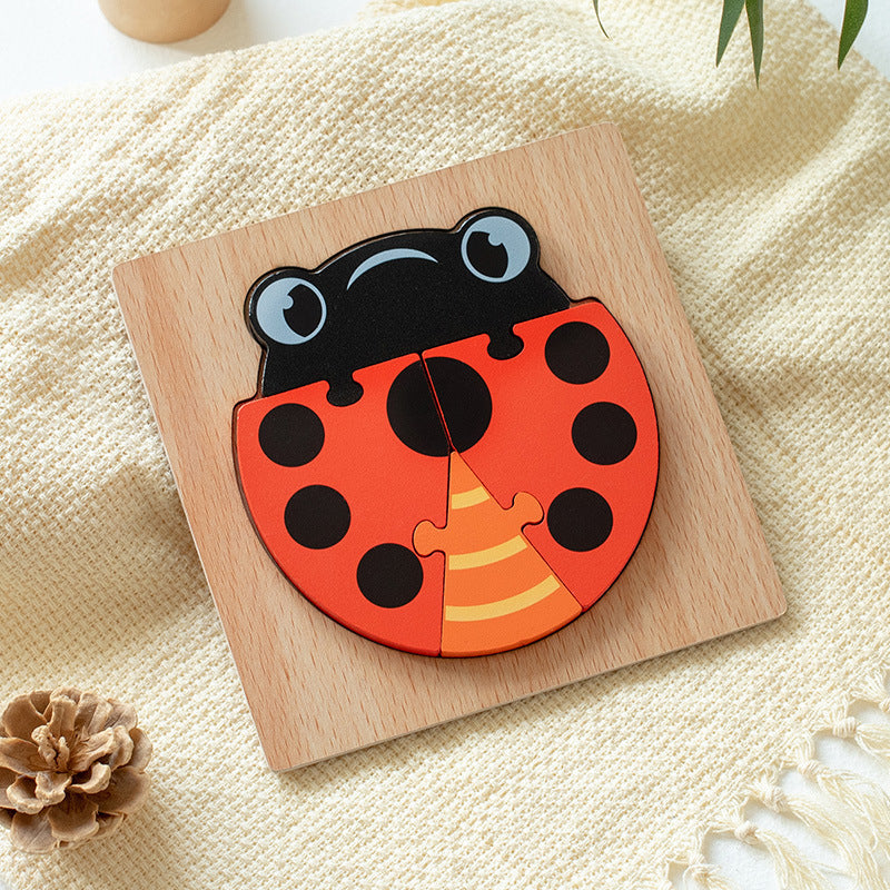 Animal Wooden Puzzle 3D Educational Toy for Kids 21