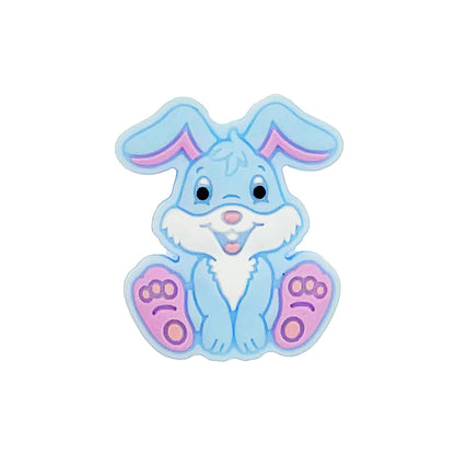 20pcs Silicone Focal Beads Rabbit Sitting Pose 6