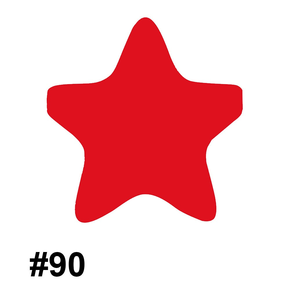 45mm Star Silicone Beads 50pcs