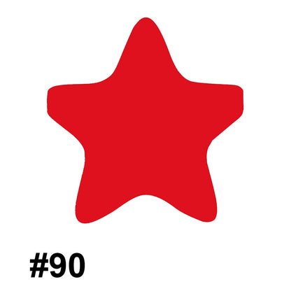 45mm Star Silicone Beads 50pcs