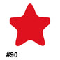 45mm Star Silicone Beads 50pcs