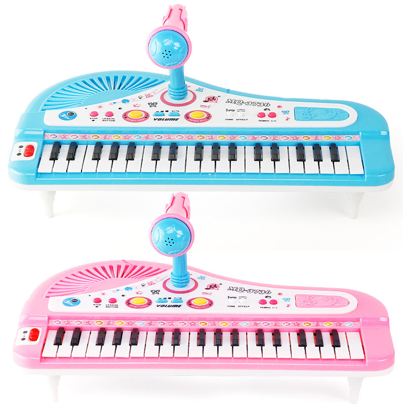 Plastic Kids Electronic Keyboard Musical Instrument Educational Toy 37 Keys