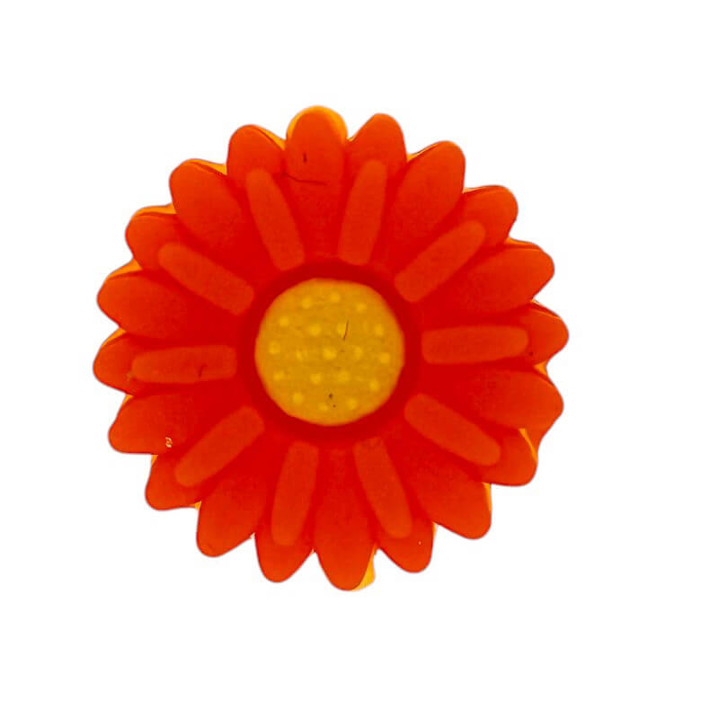 20Pcs Silicone Focal Beads Daisy Sunflower Front Facing Design 5