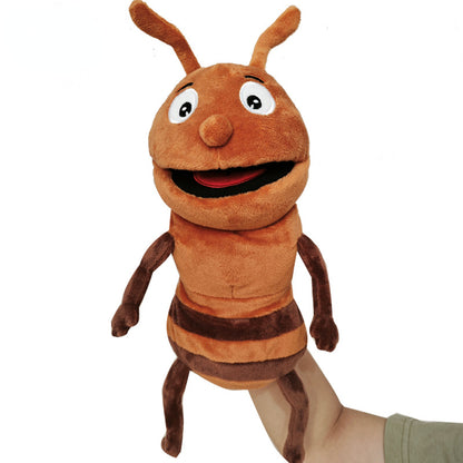 Plush Insect Puppet Pretend Play Toy with Openable Mouth 40cm 5