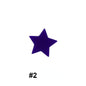 50pcs Silicone Focal Beads Star Flat Shape 4