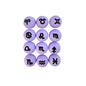 1 Set Silicone Focal Beads Twelve Constellation Symbol 15mm Round Shape 3