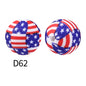 50pcs 15mm Rhombus Printed Silicone Beads Colorful Design 27
