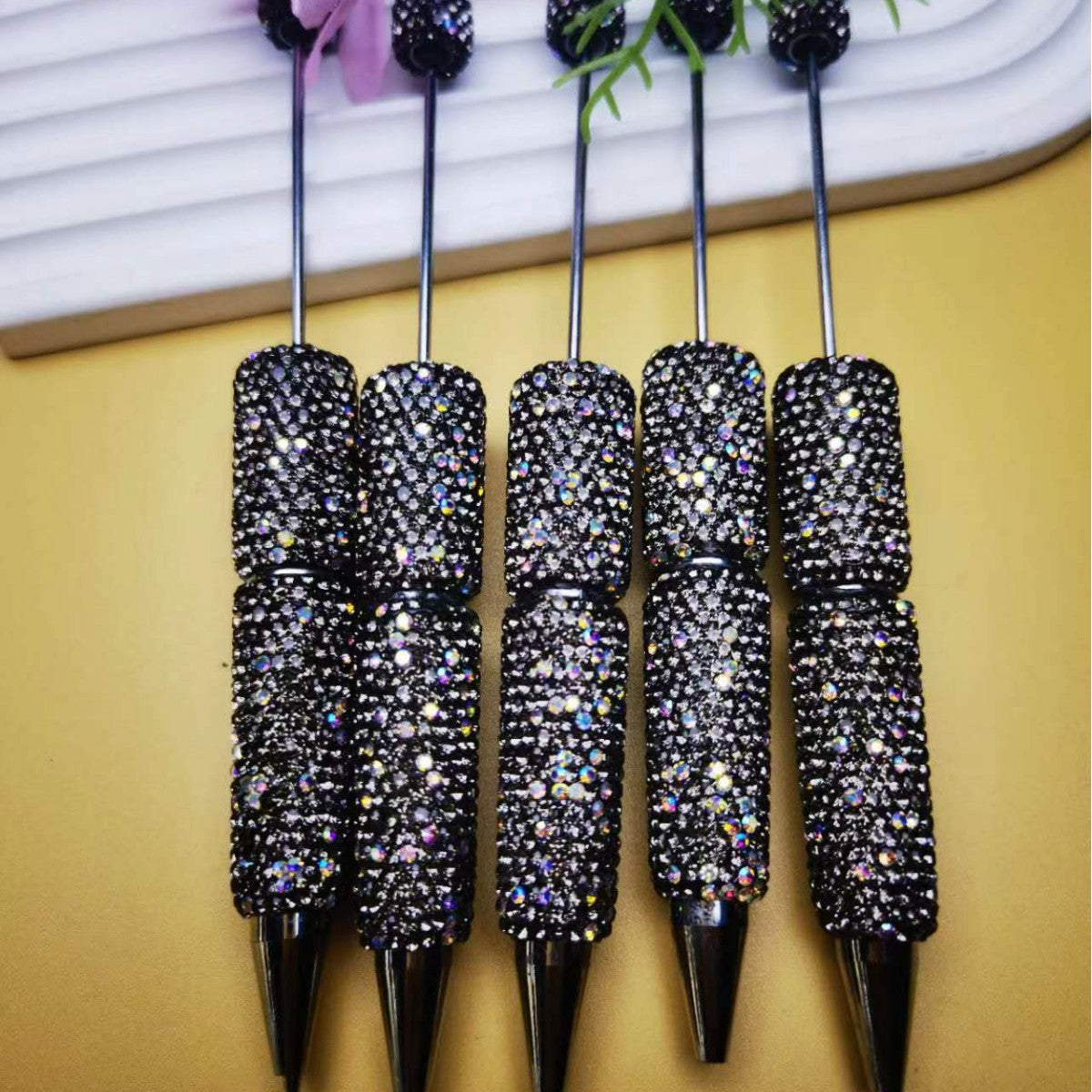 Full Rhinestone Beadable Ballpoint Pens DIY Craft Supplies 13