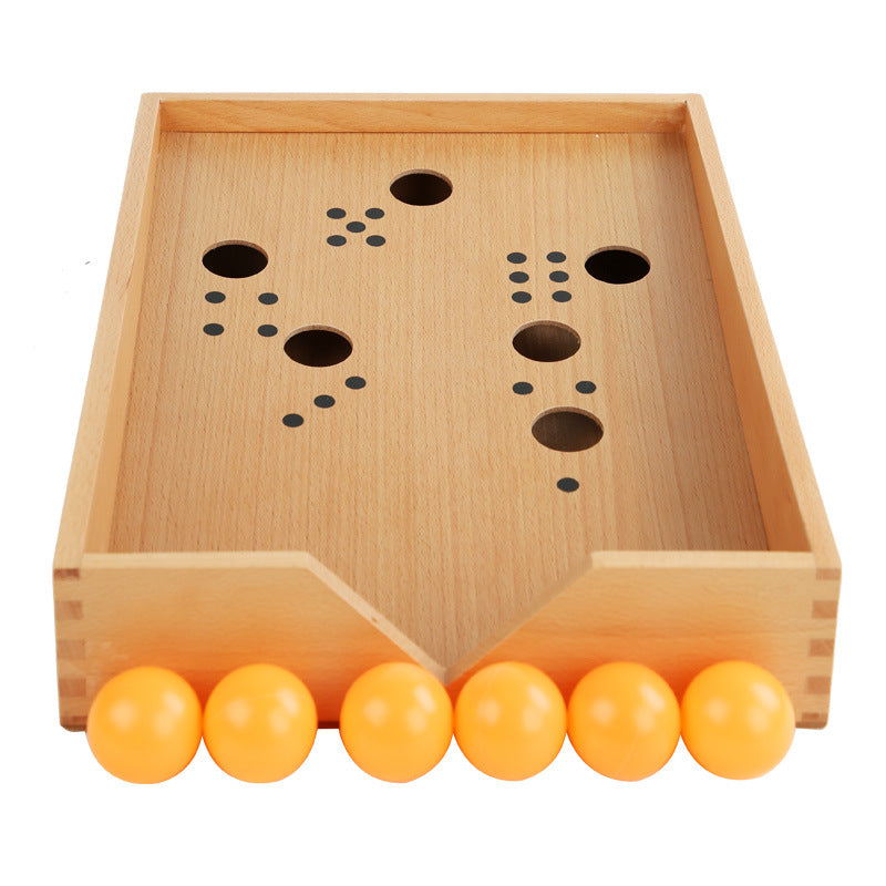 Wooden Montessori Toys Balloon Blowing Box for Kids