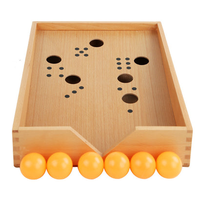 Wooden Montessori Toys Balloon Blowing Box for Kids