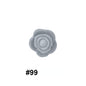 50pcs Silicone Focal Beads Rose Flower Double-Sided Design 39
