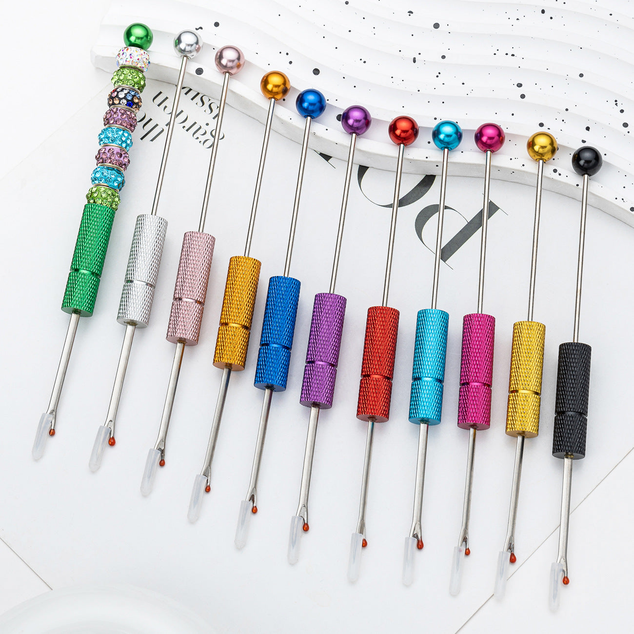 Large Sized Beadable Seam Ripper Metal DIY Craft Tool 15cm