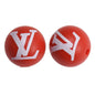 50pcs 15mm LV Silicone Beads Printed Design