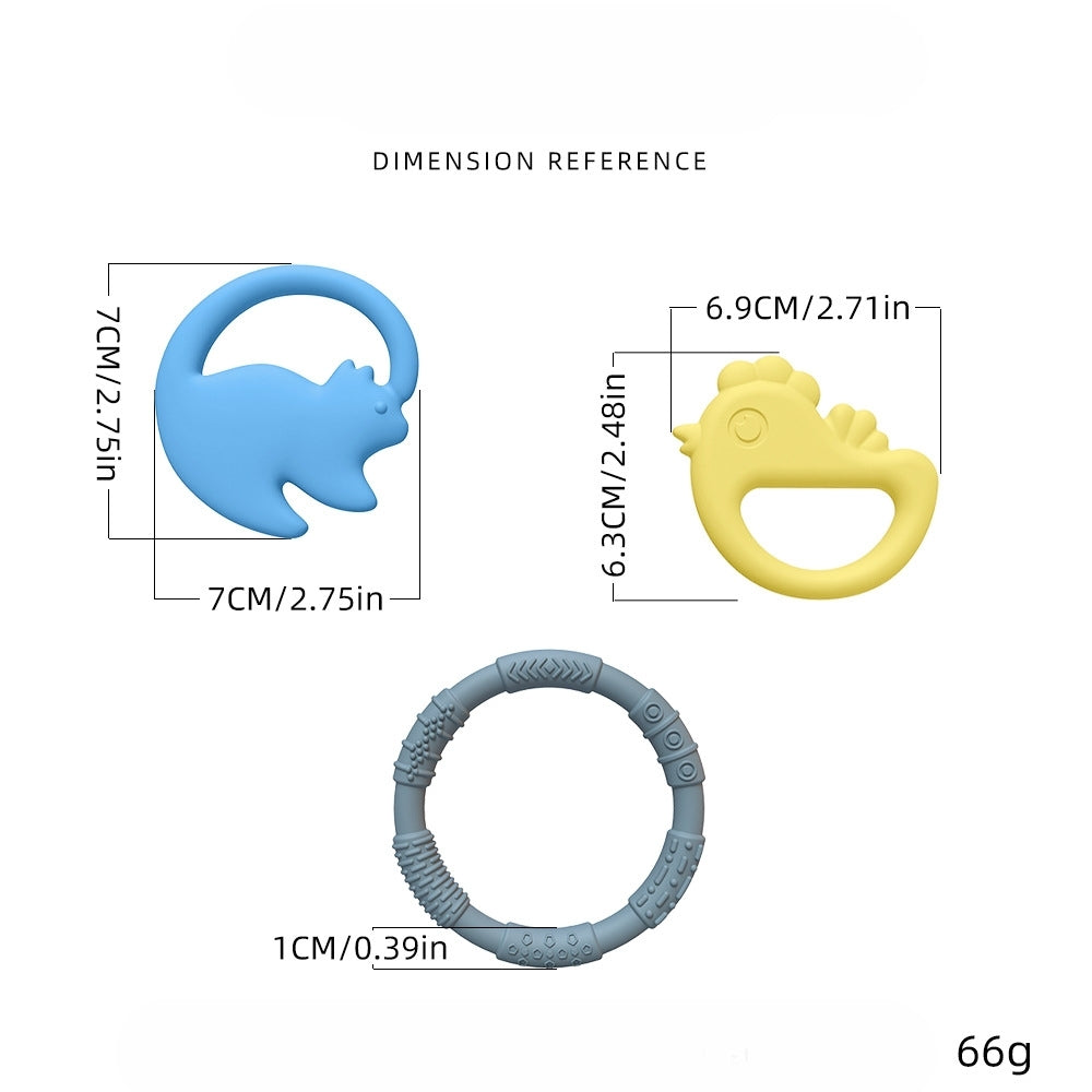 Animal Silicone Baby Teething Bracelet Teether Toy 2