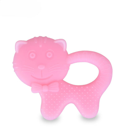 Animal Silicone Teething Toy Frog Octopus Cat for Baby 6