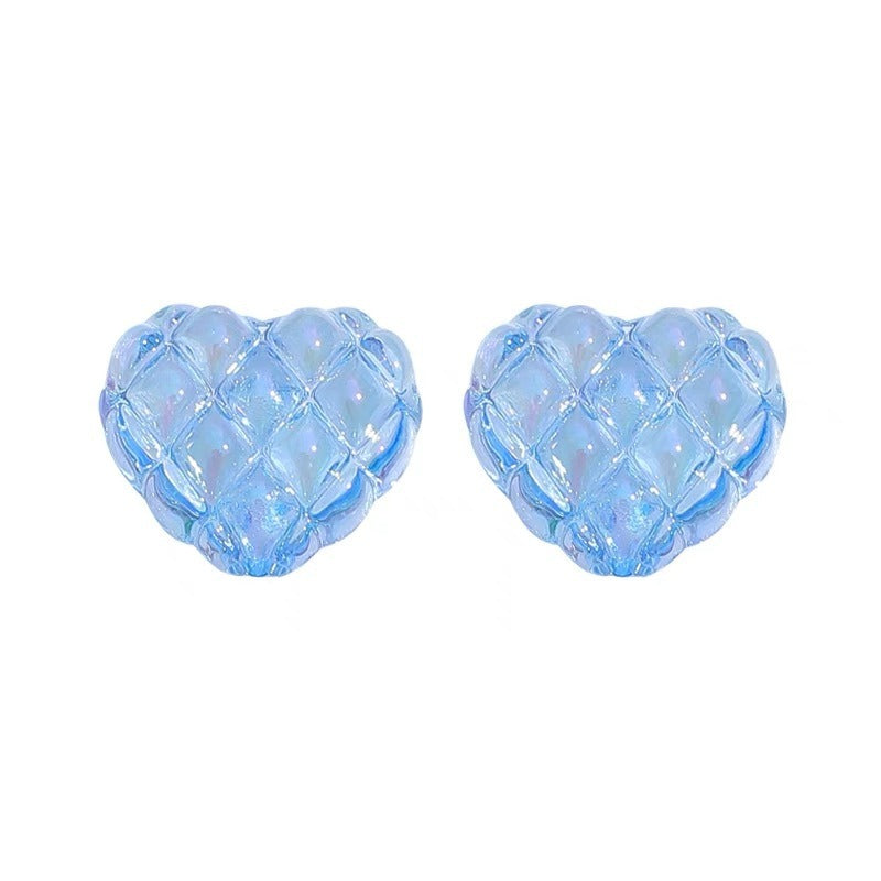 10pcs 18x20mm Transparent Heart Acrylic Beads DIY Bracelet Making 5