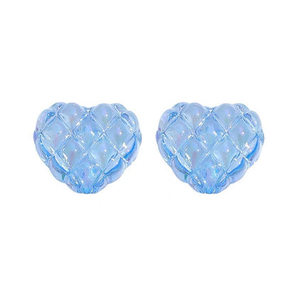 10pcs 18x20mm Transparent Heart Acrylic Beads DIY Bracelet Making 5
