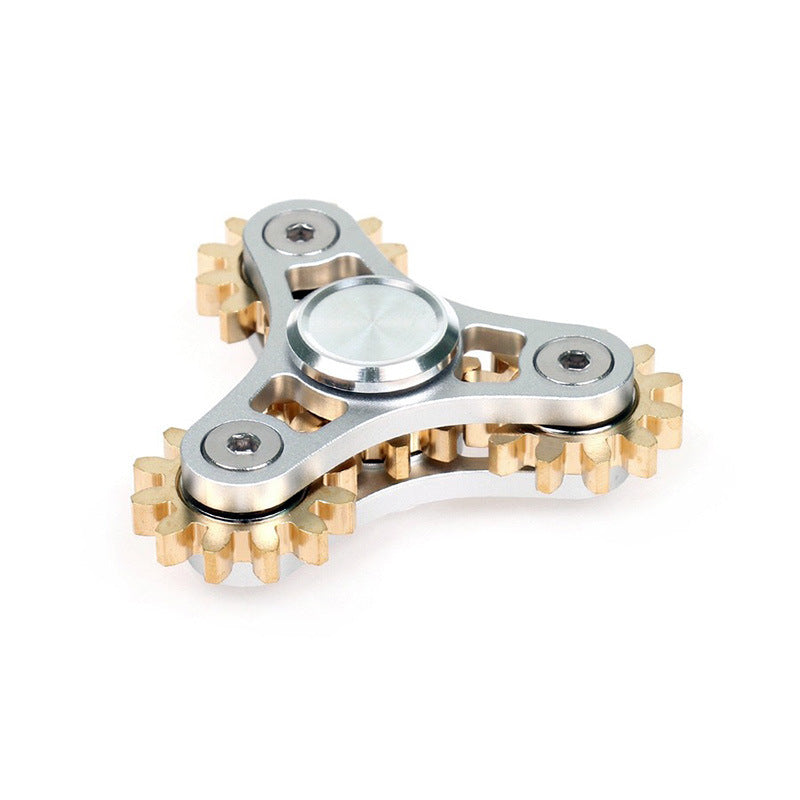 Metal Fidget Spinner 4-Gear Linkage Rotating Design