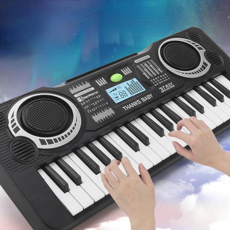 Plastic Kids 37 Key Electronic Keyboard Musical Instrument Toy 4