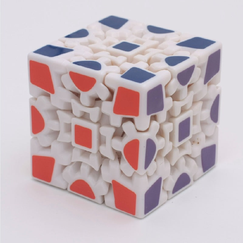 Plastic Gear Fidget Cube Puzzle Toy 5.6cm Size 8