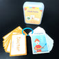 Educational Flash Cards Learning Toy Paper 63x88mm 20