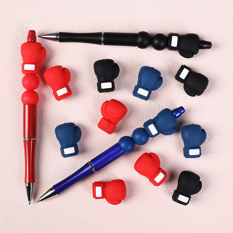 20Pcs Silicone 3D Focal Beads Boxing Gloves Front Facing 9