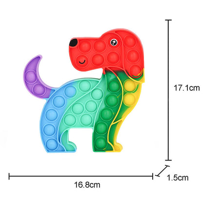 Silicone Pop It Fidget Toy for Boys Assorted Shapes 4