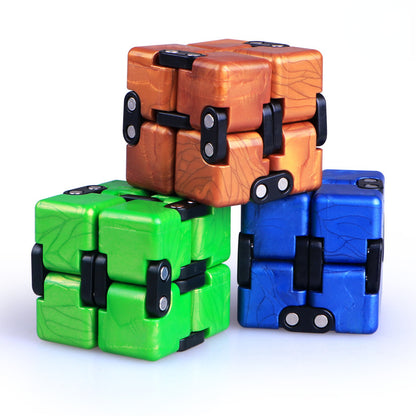 Plastic Infinity Cube Fidget Toy Creative Puzzle for Kids and Adults
