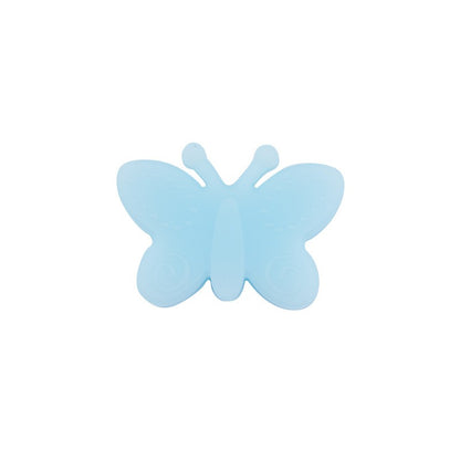 20pcs Silicone Focal Beads Butterfly Side Profile 22