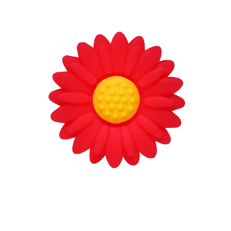 50pcs Silicone Focal Beads Daisy Flower Variety of Colors Design 22