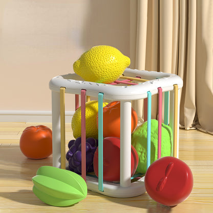 Plastic Montessori Toys Finger Action Training Fruit Toy for Kids 2