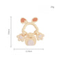 Silicone Baby Teething Toy Key Bear Bracelet 3 Pcs Set 7
