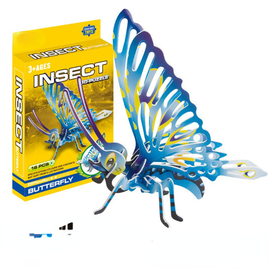 Butterfly 3D Puzzle Paper Educational Toy for Kids