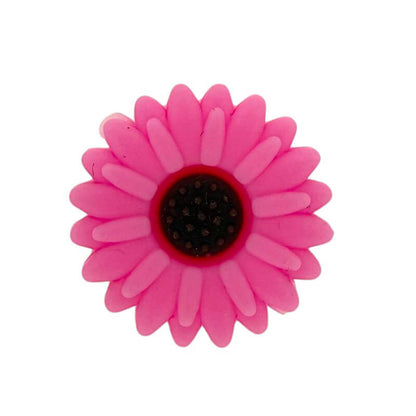 20Pcs Silicone Focal Beads Daisy Sunflower Front Facing Design 35