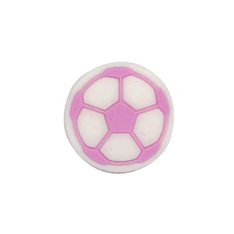 20pcs Silicone Focal Beads Football Round Detail 5