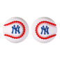 20mm 3D Silicone Focal Beads Baseball Team Front Facing 12