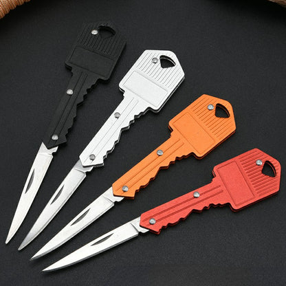 Mini Foldable Key Knife Stainless Steel Pocket Survival Tool