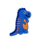 20pcs Silicone Focal Beads Dinosaur Multicolor Side Profile 3