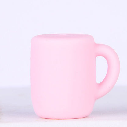 50pcs Silicone Focal Beads Colorful Cup Shape with Handle 7