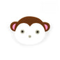 Silicone Focal Beads Cartoon Monkey Face Rounded Shape 7