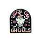 Silicone Focal Beads Halloween Ghost Wearing Witch Hat with Text