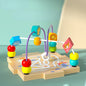 Wooden Bead Maze Educational Toy Treasure Chest Shape Pairing