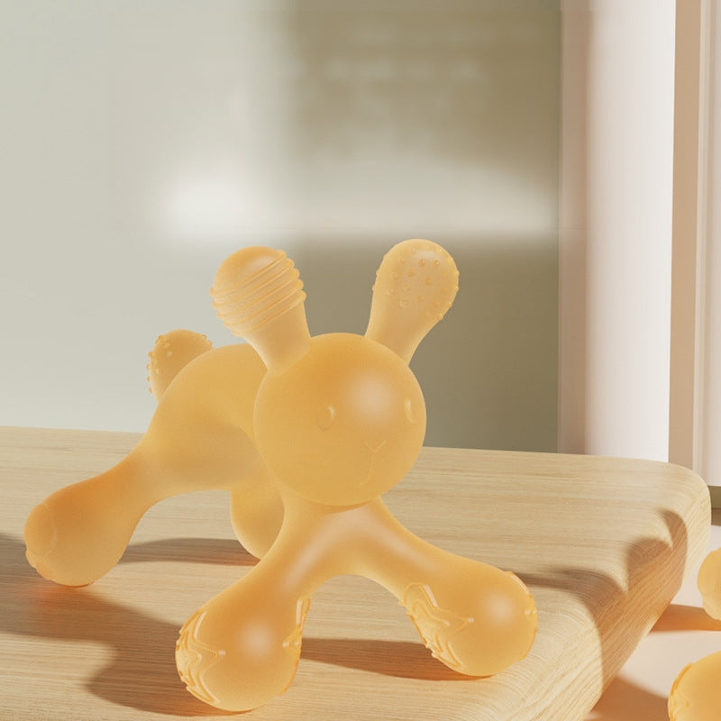 Silicone Baby Teether Lying Down Rabbit Shape Baby Teethers 2