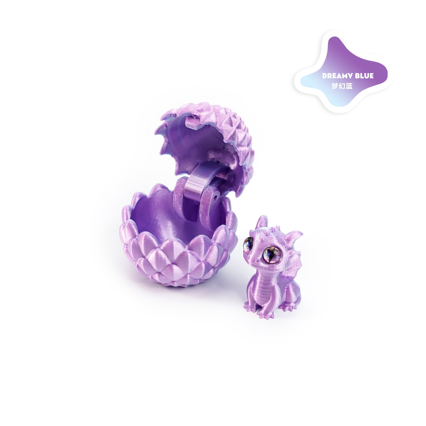 3D Printed Openable Dragon Egg Set Cute Pet Dragon Ornament Gift
